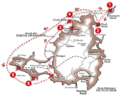 St-Maarteen Map